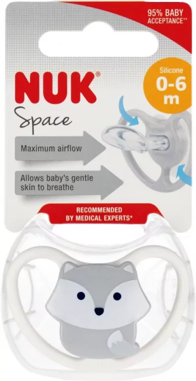 Smoczek 0-6m Space NUK - tantis.pl
