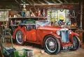 Puzzle 1000. Vintage Garage CASTORLAND - tantis.pl