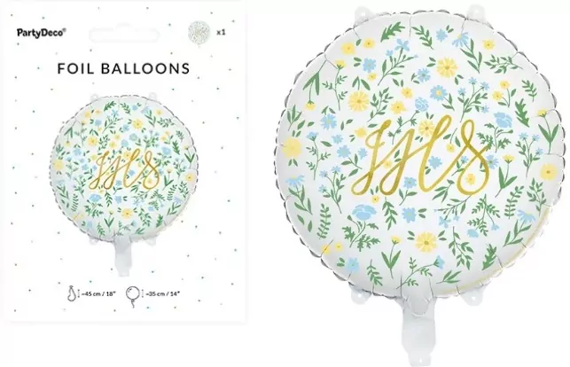 Balon foliowy IHS 45cm 1szt - tantis.pl