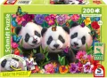 Puzzle PQ 200 Trzy pandy - tantis.pl