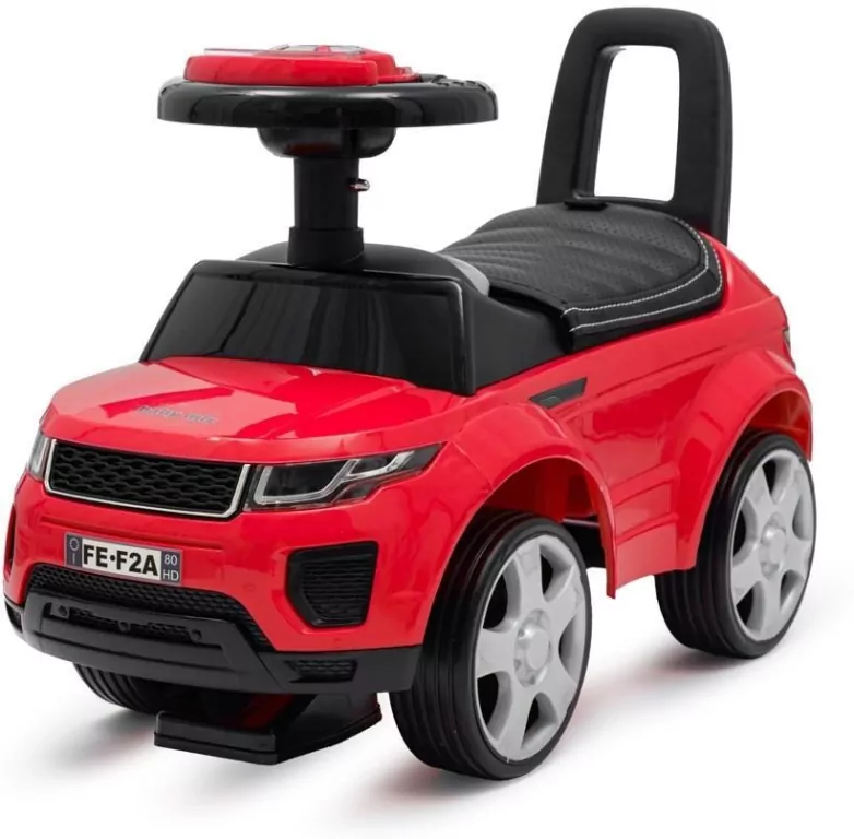 Jeździk SUV ekoskóra Prime czerwony - tantis.pl