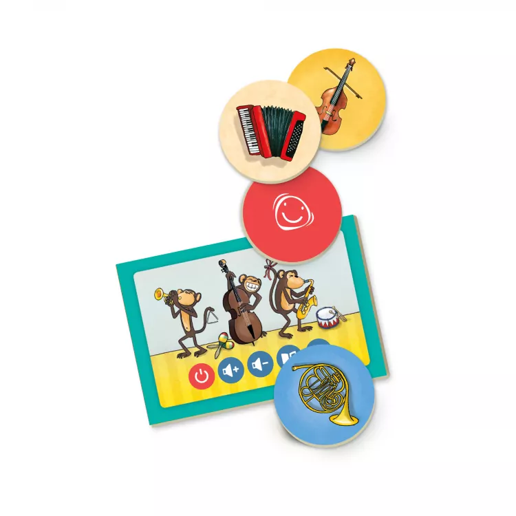 Instrumenty muzyczne. Interaktywna gra memo. Czytaj z Albikiem - tantis.pl