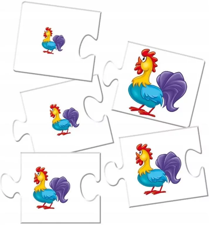 Małe Większe Największe. Układanka edukacyjna - tantis.pl