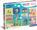 Puzzle 10w1 Super Kolor Świnka Peppa - tantis.pl