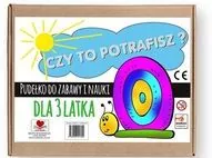 Czy to potrafisz? Pudełko do zabawy i nauki dla 3 latka - tantis.pl
