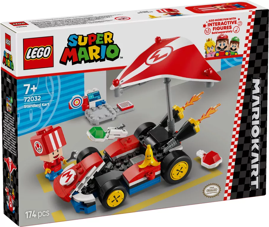 LEGO® Super Mario. Mario Kart™ – Standard Kart 72032 - tantis.pl