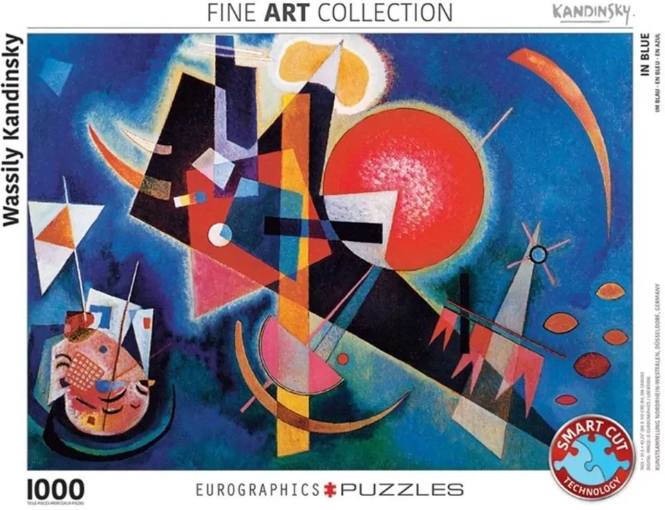 Puzzle 1000 Niebieski, Vassily Kandinsky - tantis.pl