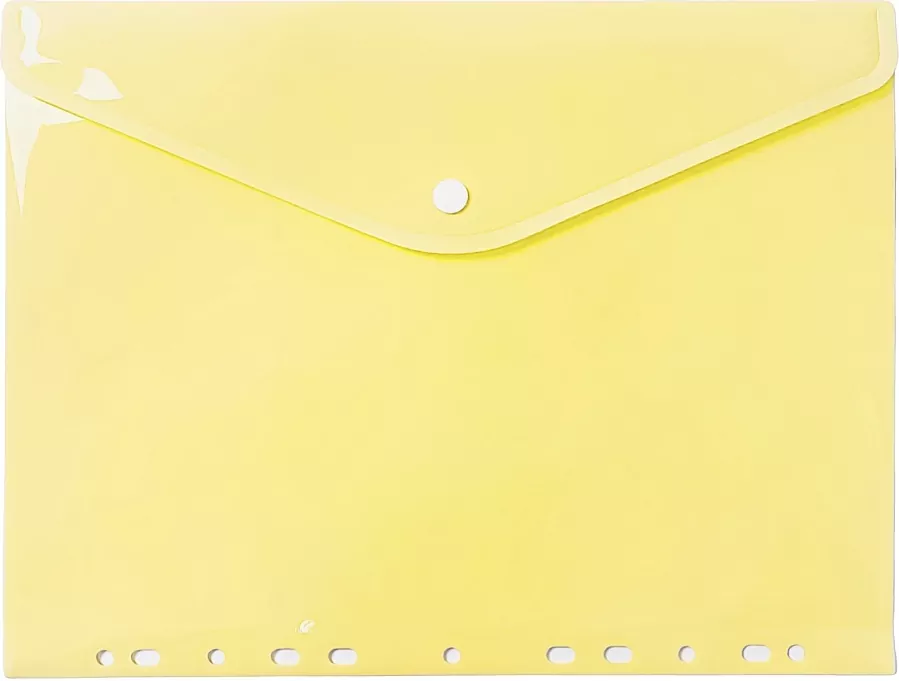 Teczka koperta A4 PP zawieszana pastel żółta - tantis.pl