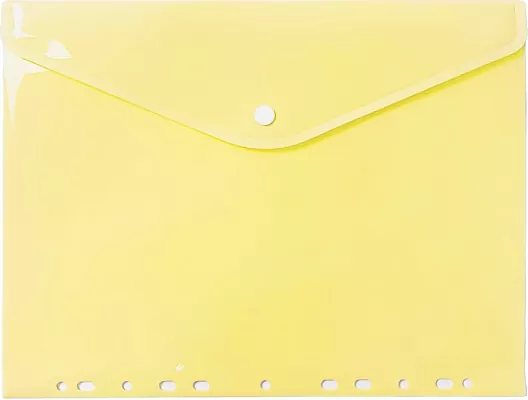 Teczka koperta A4 PP zawieszana pastel żółta