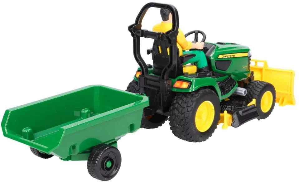 Traktorek John Deere, z figurką ogrodnika - tantis.pl