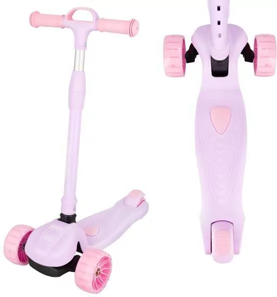 Hulajnoga 3-kołowa Hopi różowa - tantis.pl