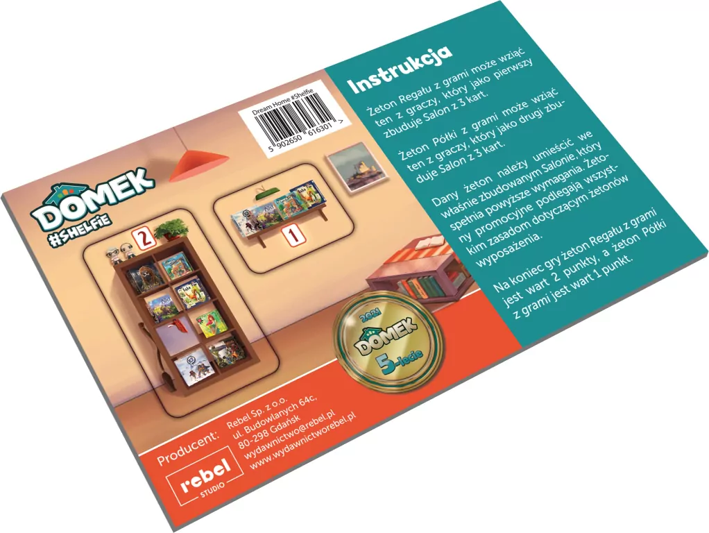 Domek: #Shelfie REBEL - tantis.pl