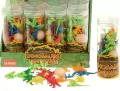 Dinozaur w tubie z akcesoriami MIX - tantis.pl