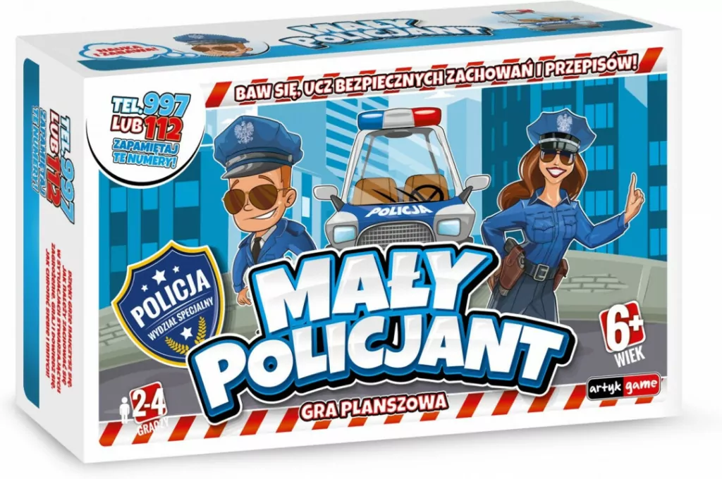 Mały Policjant. Gra planszowa - tantis.pl