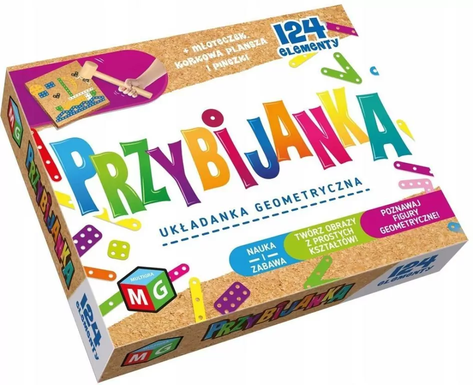 Przybijanka układanka geometryczna - tantis.pl
