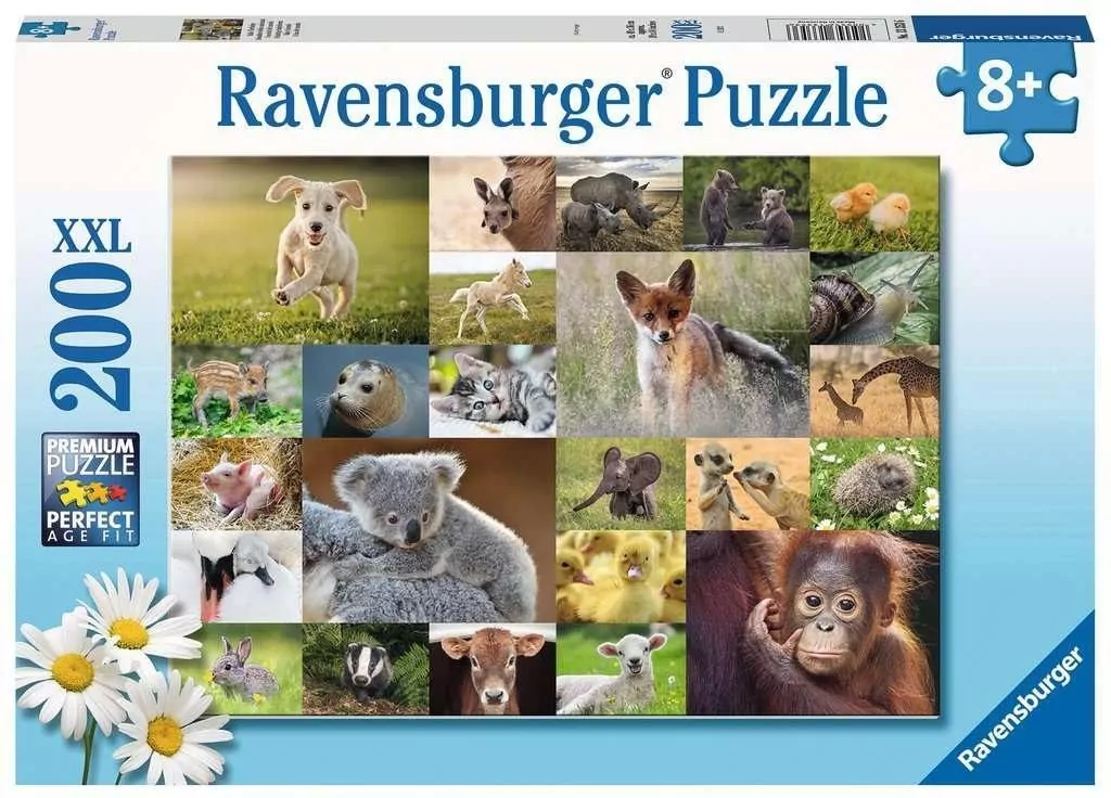 Puzzle dla dzieci 200 Zwierzątka - tantis.pl