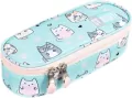 Piórnik saszetka z wewnętrzną klapką z kotkami Charming Cats - tantis.pl