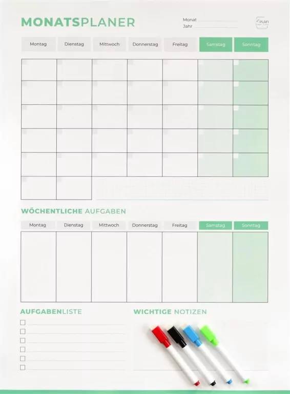 Planer Magnetyczny 45x60cm - tantis.pl