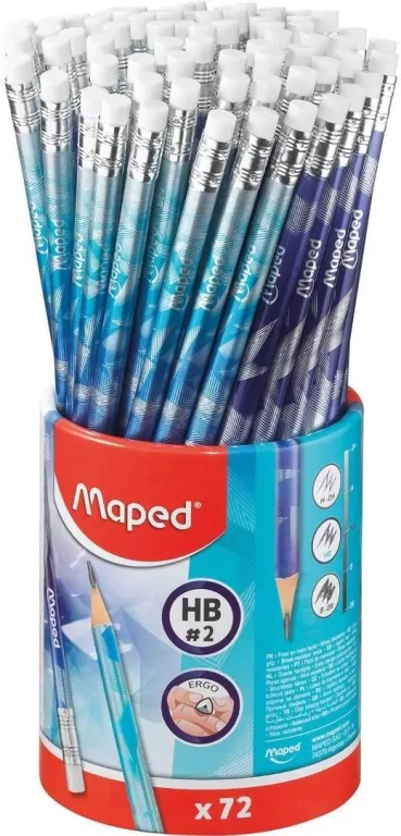 Ołówek Arctic HB z gumką (72szt) MAPED - tantis.pl