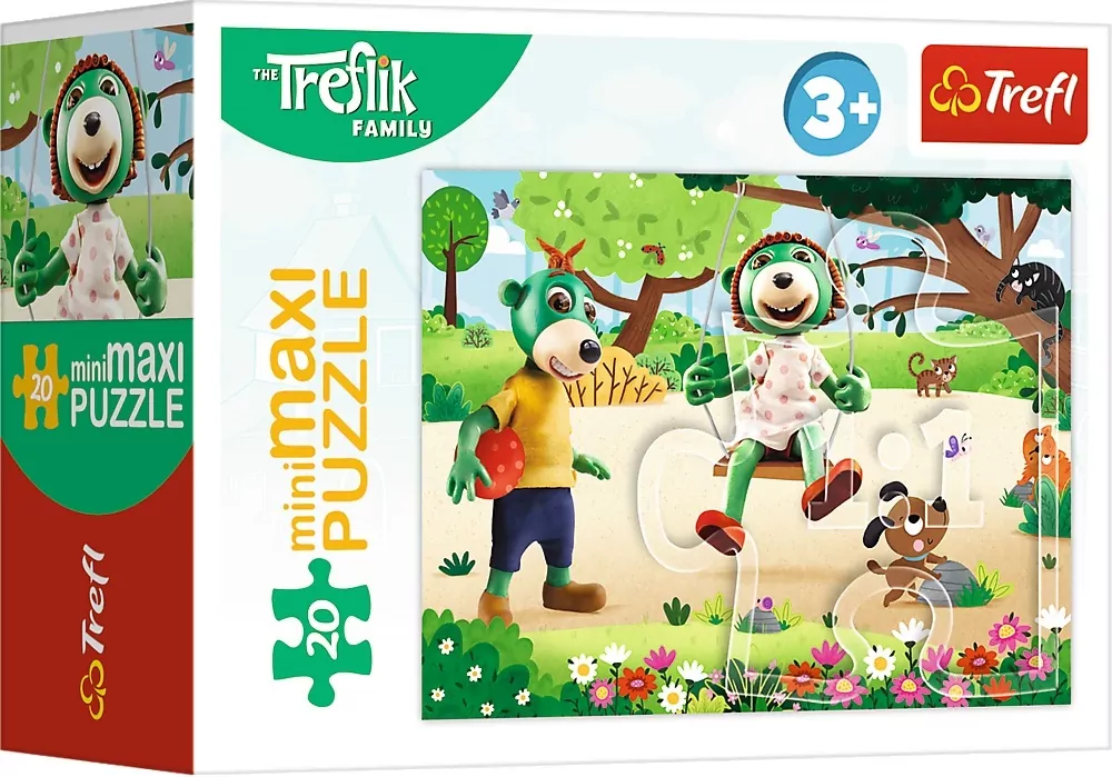 Puzzle 20 MiniMaxi. Dzień Treflików - tantis.pl