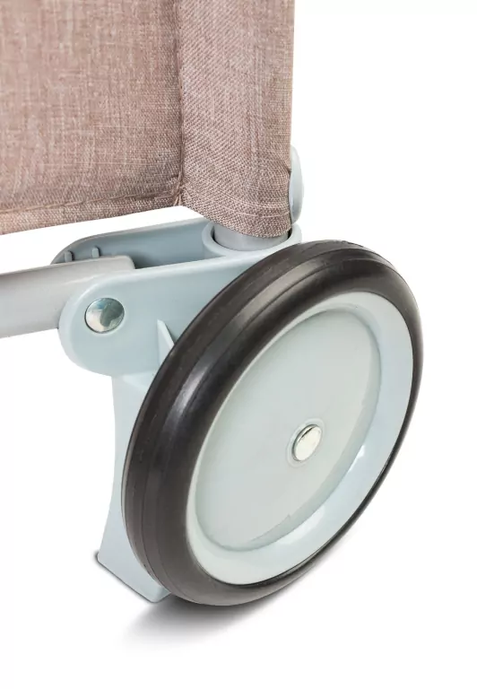 Caretero Łóżeczko turystyczne Basic beżowe - tantis.pl