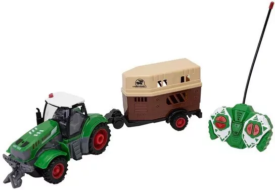 Traktor R/C z przyczepą do przewożenia koni - tantis.pl