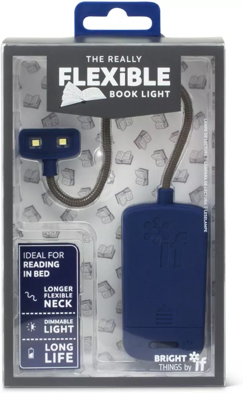 Flexible Book Light Lampka do książki niebieska - tantis.pl