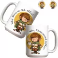 Kubek - What about second coffee 440ml - tantis.pl