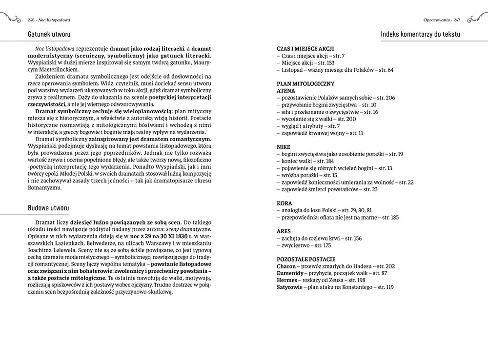 Noc listopadowa. Lektura z opracowaniem - tantis.pl