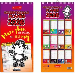 Kalendarz 2026 ścienny planer Sheepworld szczery