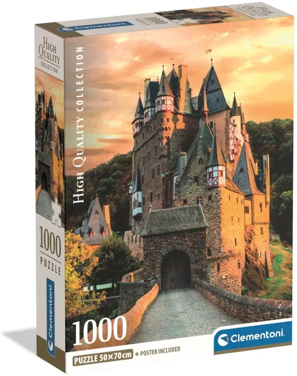 Puzzle 1000 Golden Hour at Eltz Castle - tantis.pl