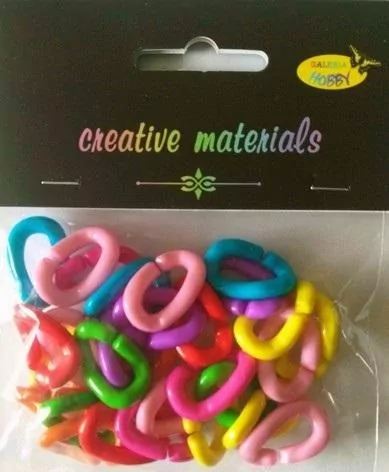 Koraliki plastikowe 15x25mm 21g - tantis.pl