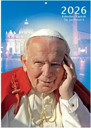 Kalendarz Papieski 2026. A4 Wieloplanszowy