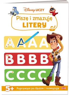 Piszę i zmazuję litery. Disney Uczy
