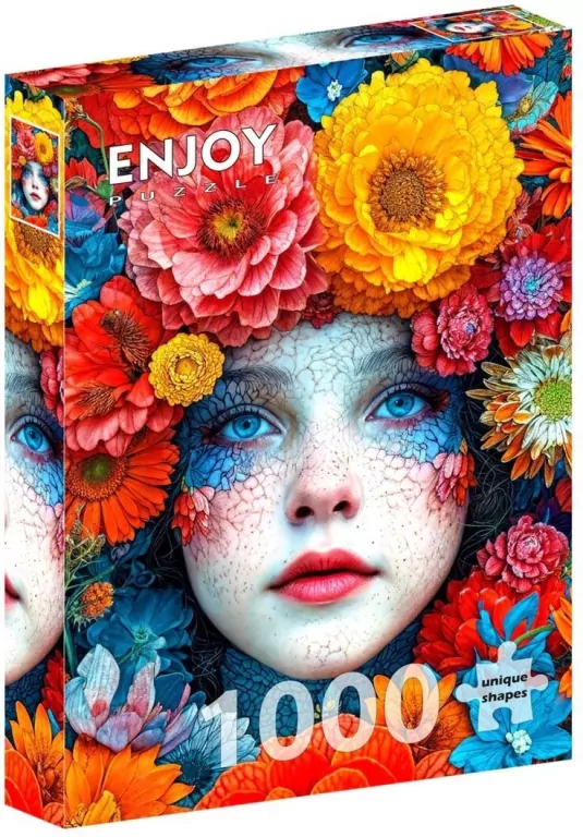 Puzzle 1000 Kwiatowy makijaż - tantis.pl