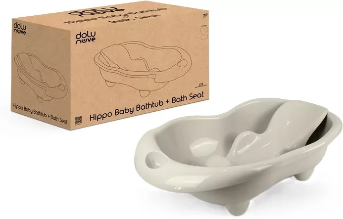 DOLU wanienka 85cm+leżaczek beż 7268 72689 - tantis.pl