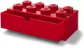 LEGO(R) pojemnik z szufladą klocek ósemka czerwony - tantis.pl