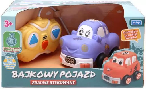 Bajkowy pojazd zdalnie sterowany. Fioletowy - tantis.pl