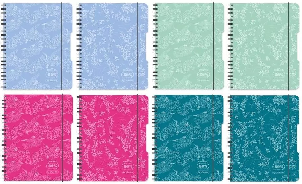 Brulion na spirali B5/80K kratka. 4 sztuki - tantis.pl