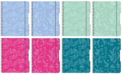 Brulion na spirali B5/80K kratka. 4 sztuki