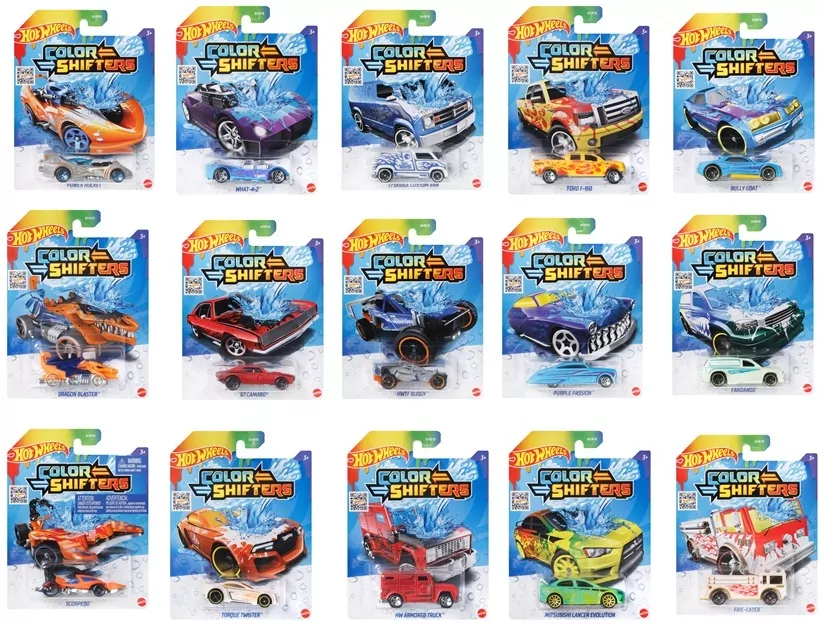 Hot Wheels Auto zmieniające kolor Torque Twister - tantis.pl