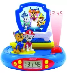 Budzik z projektorem Psi Patrol