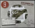 Łamigłówki metalowe 9 sztuk Steampunk zestaw szary - tantis.pl