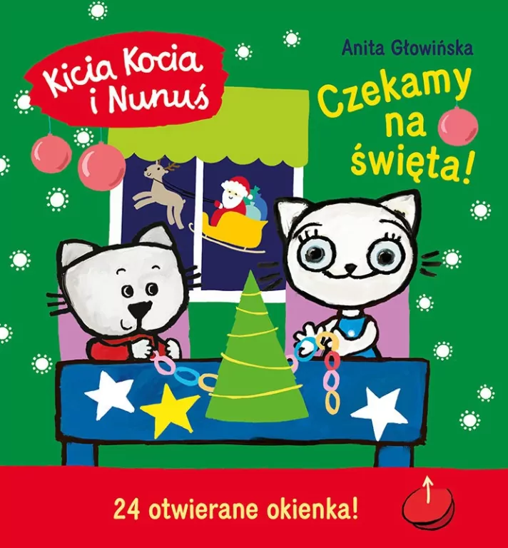 Czekamy na święta! Kalendarz adwentowy. Kicia Kocia i Nunuś - tantis.pl