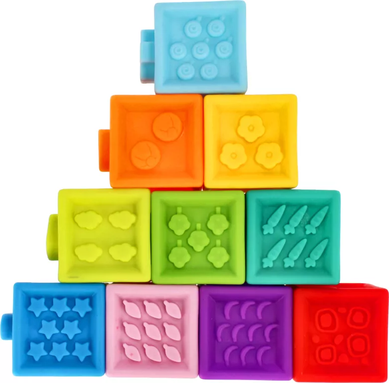 Gumowe klocki 10 sztuk - tantis.pl