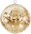 Dekoracja wisząca Kula Disco 30cm złoty - tantis.pl
