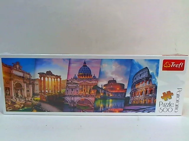 Puzzle panoramiczne 500. Podróż do Włoch - tantis.pl