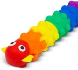 Rozświetlony axolotl z przyssawkami