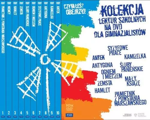 Pakiet: Kolekcja lektur szkolnych na DVD dla gimnazjalistów - tantis.pl