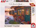 Puzzle PQ 1000 DARREL BUSH Domek nad jeziorem G3 - tantis.pl